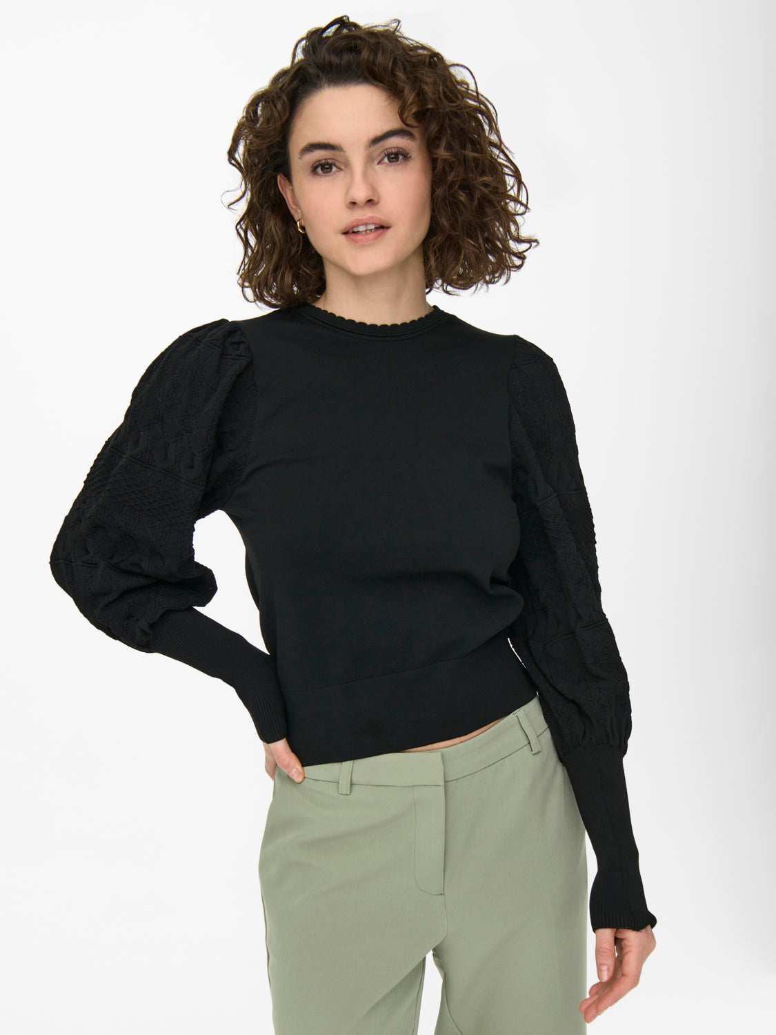 ONLMELITA Pullover - Sort